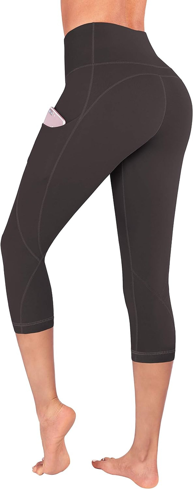 High Waist Yoga Pants, Yoga Pants with Pockets for Women Tummy Control 4 Ways Stretch Leggings