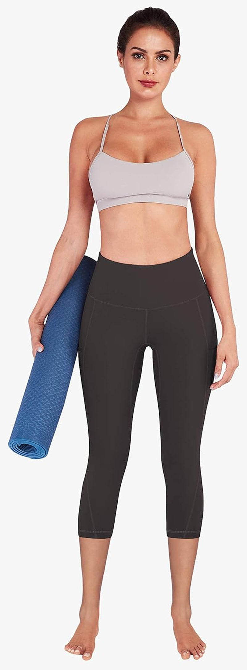 High Waist Yoga Pants, Yoga Pants with Pockets for Women Tummy Control 4 Ways Stretch Leggings